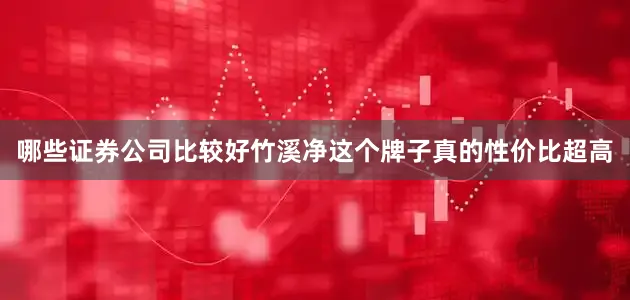 哪些证券公司比较好竹溪净这个牌子真的性价比超高