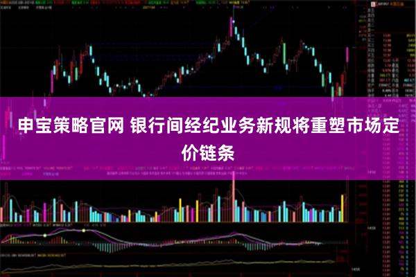申宝策略官网 银行间经纪业务新规将重塑市场定价链条